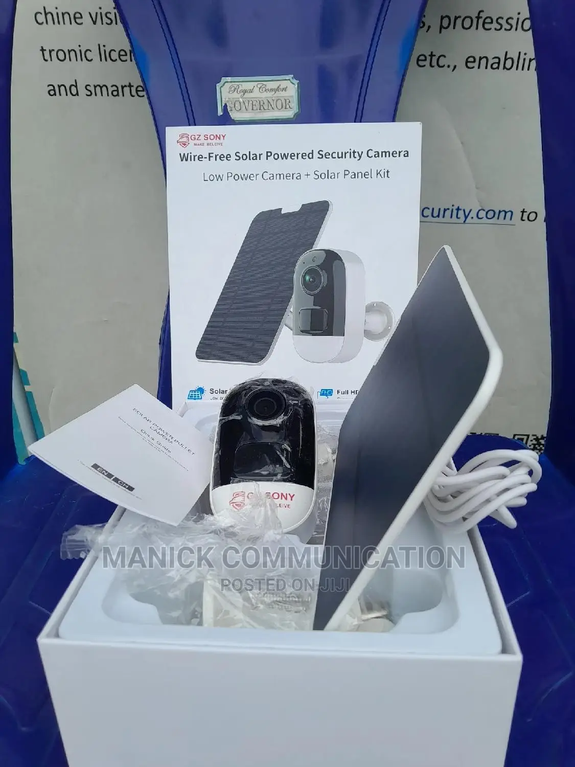 Wireless Solar Indoor 4G Camera