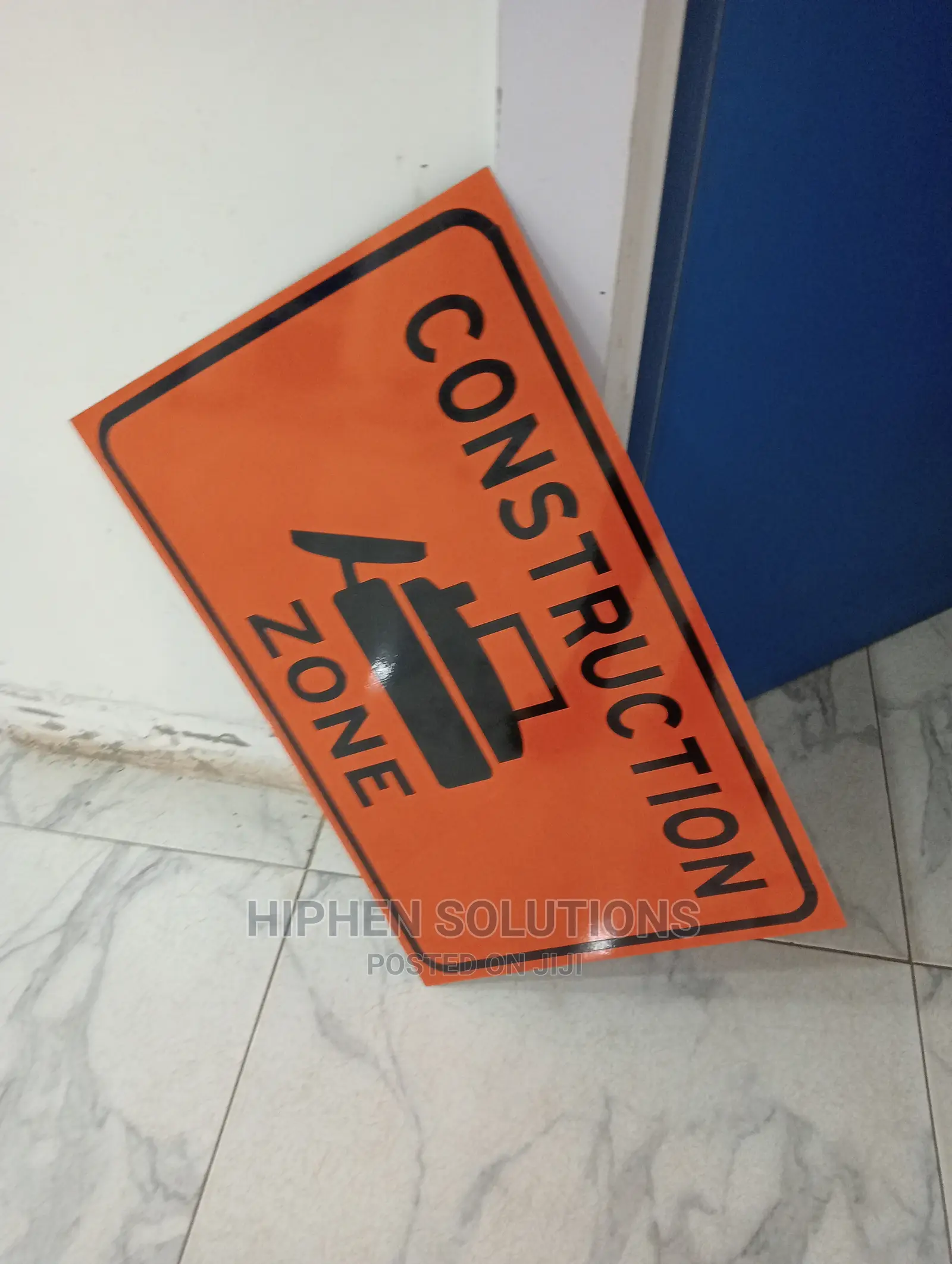 Construction Zone Sign