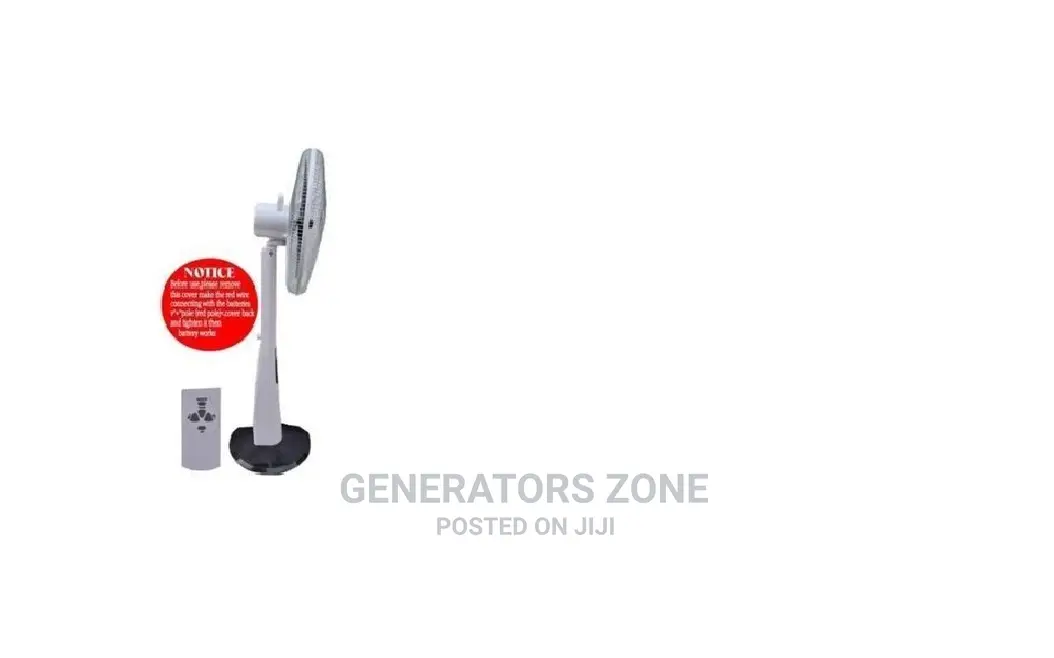 Standing Fan 18'' Rechargeable Fan With Remote Control