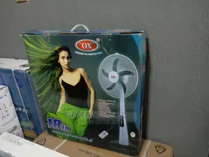 Standing Fan 18'' Rechargeable Fan With Remote Control