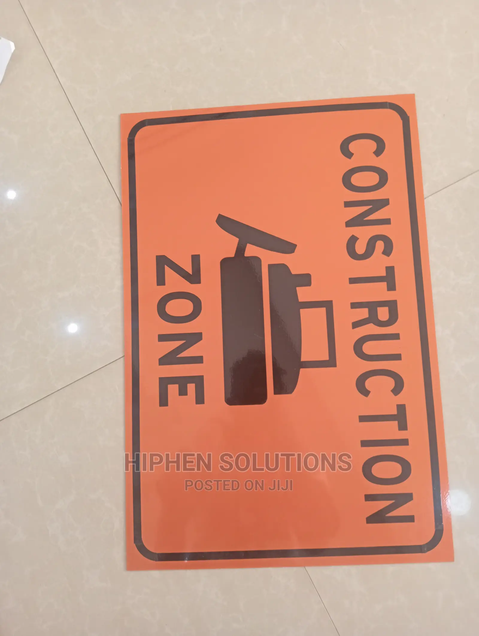 Construction Sign Men Working