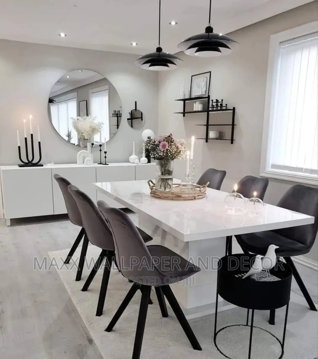 Grey Color Vinyl Floor Is Adorable