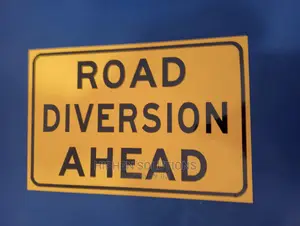 Yellow Traffic Road Signs