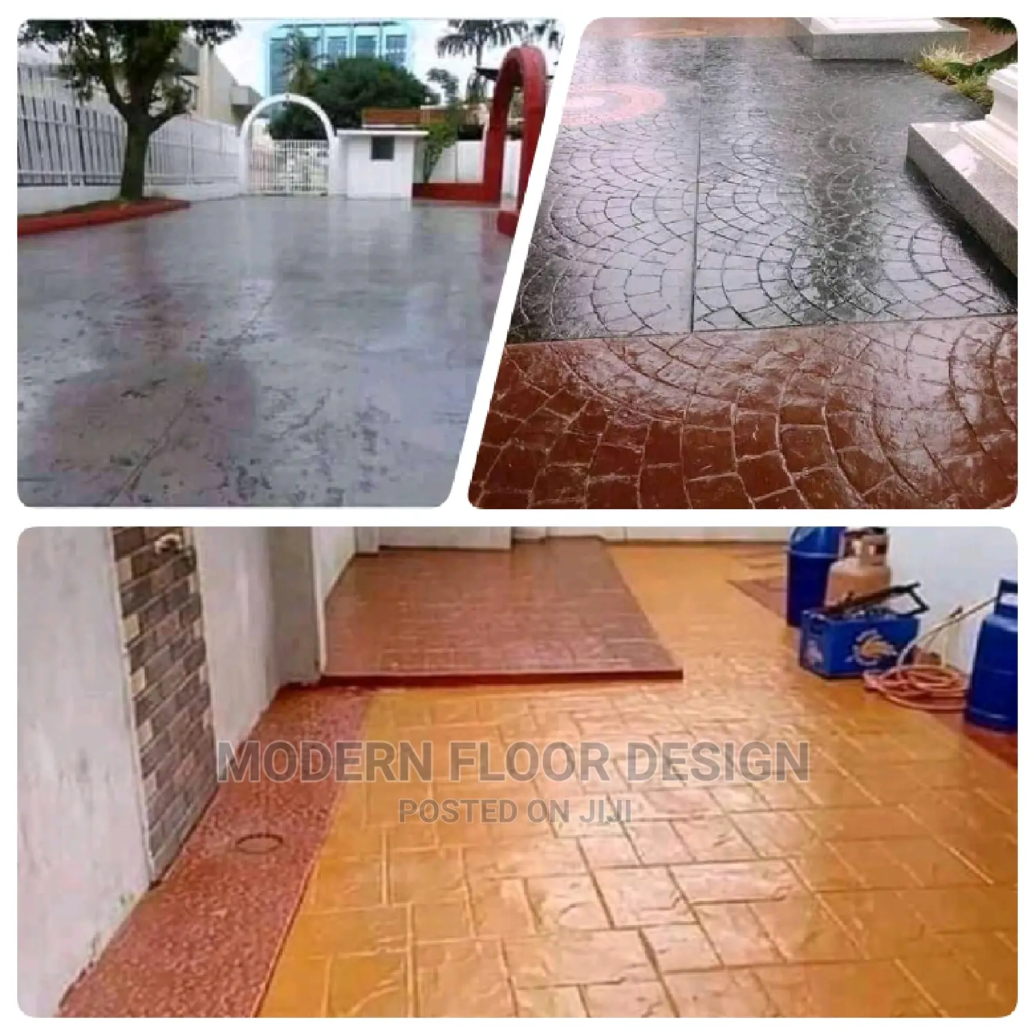 Mostly Zerner Modern Stamps Floor