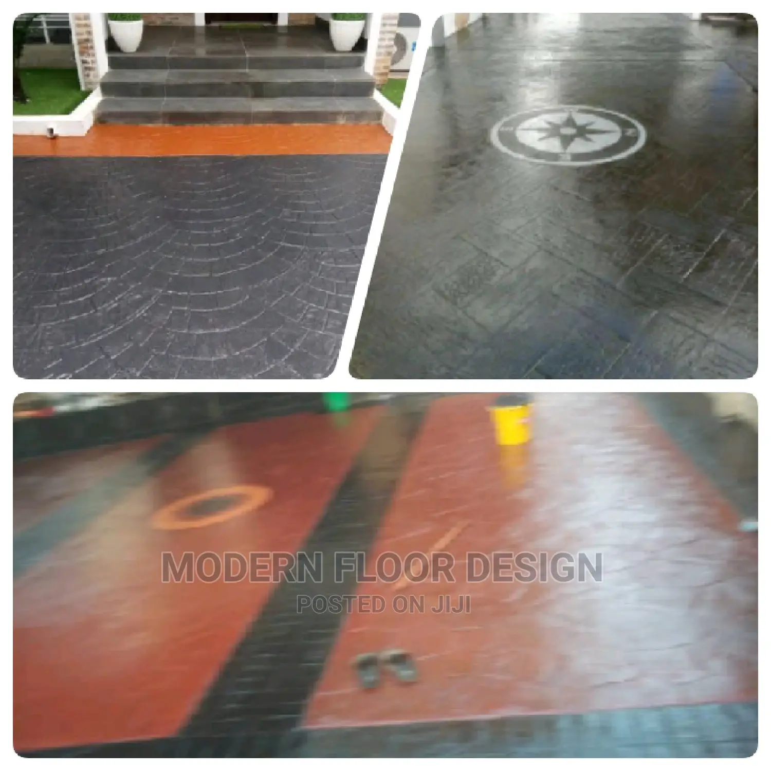 Mostly Beds Modern Stamps Floor