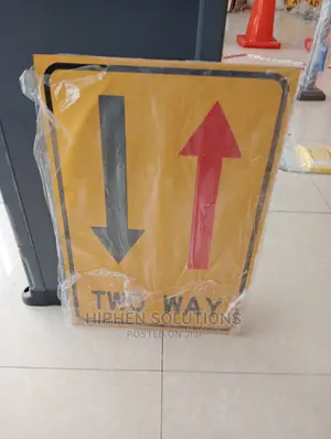 Two Way Traffic Road Sign