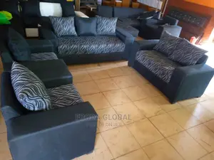 Set of 7 Seaters Sofa Chairs. Quality Fabric Couch