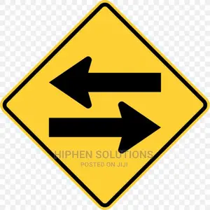 Two-way Traffic Road Street