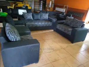 Set of 7 Seaters Sofa Chairs. Quality Fabric Couch