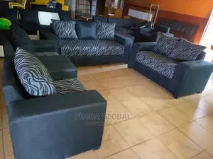 Set of 7 Seaters Sofa Chairs. Quality Fabric Couch