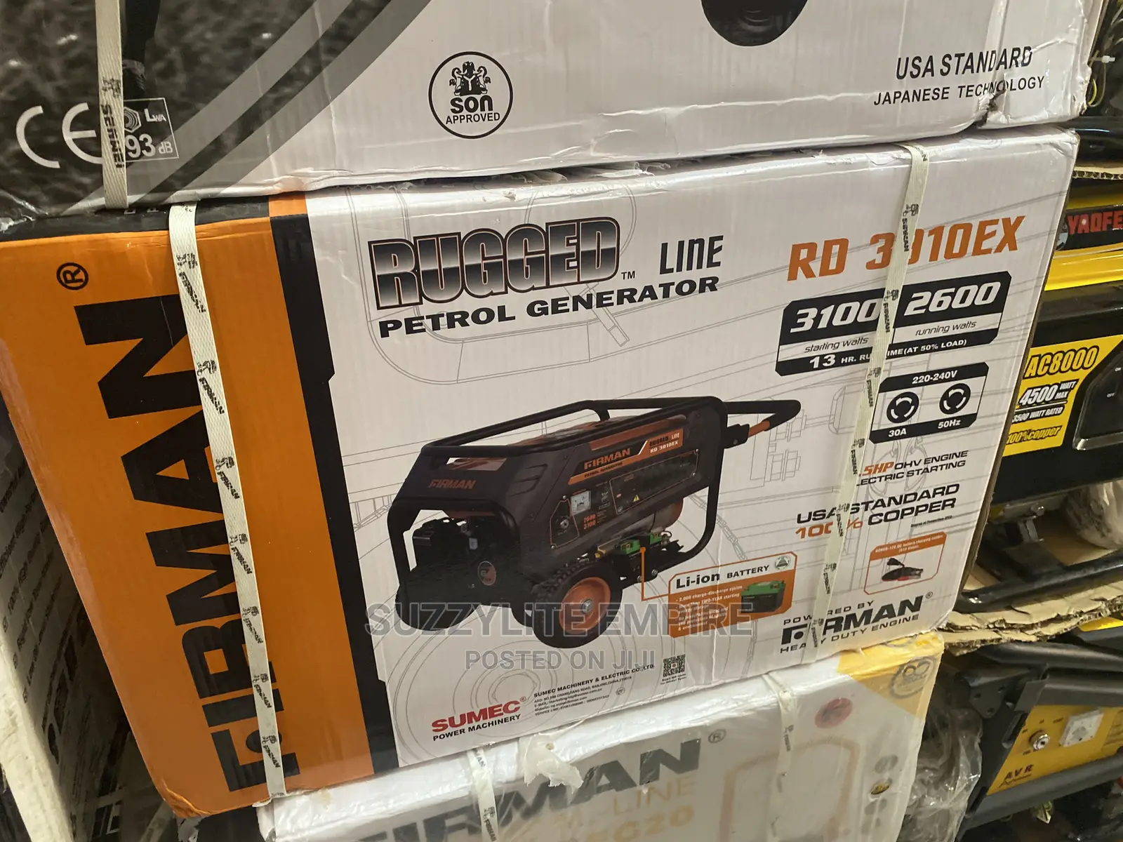 Firman Rugged Generator Rd3910ex