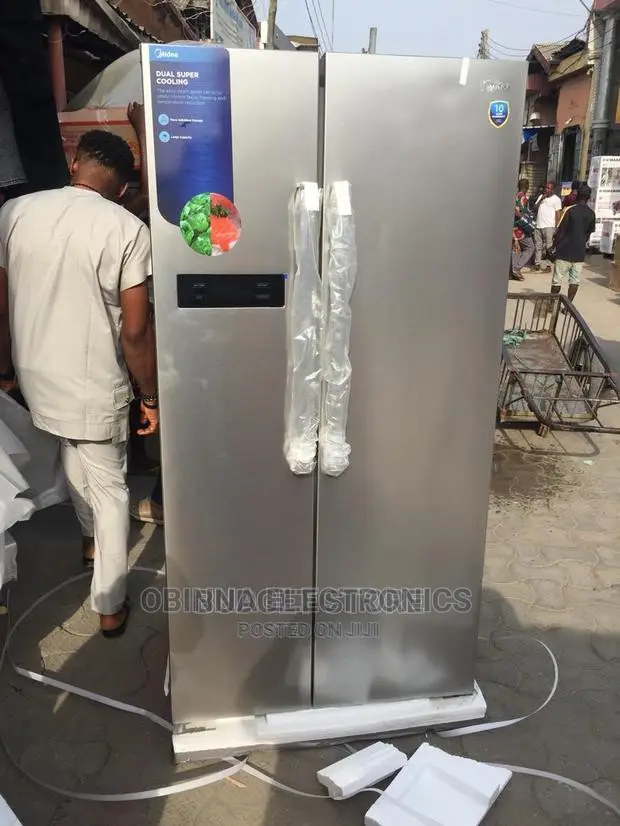 Brand New MIDDEA Side-Side Fridge(620L)(External Compresor)