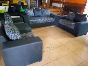 Set of 7 Seaters Sofa Chairs. Quality Fabric Couch