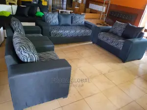 Set of 7 Seaters Sofa Chairs. Quality Fabric Couch. Aas01