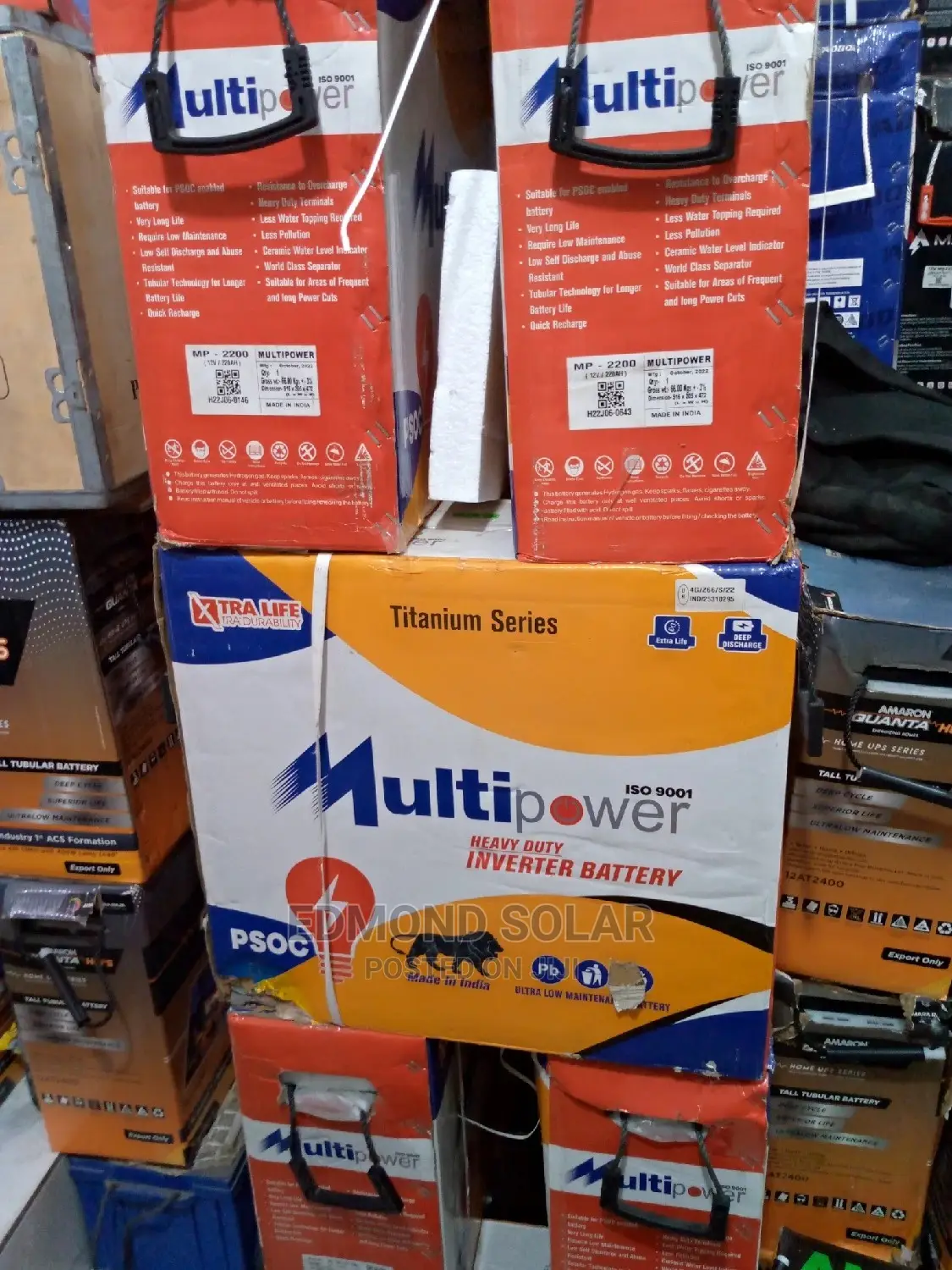 220ah 12V Multipower Solar Battery