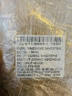 48v Yohako 5kva Inverter
