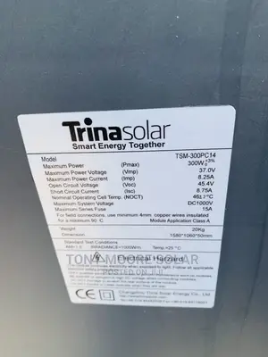 300w Trina Solar Panel Black