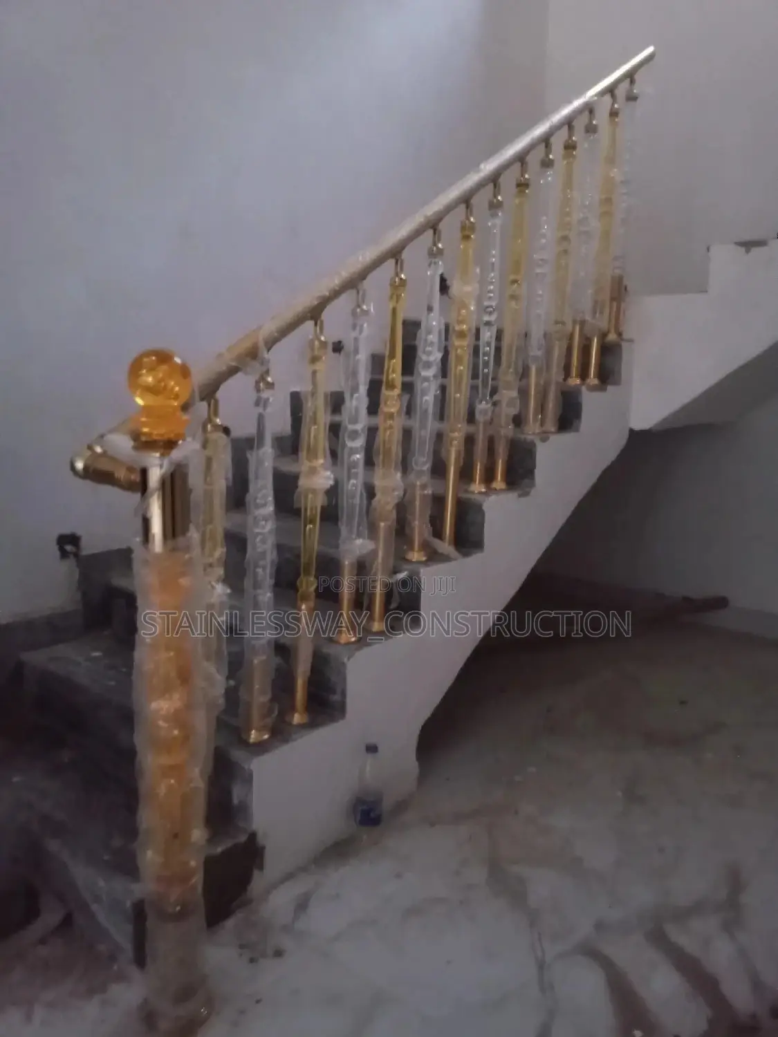 Aluminium Crystal Staircase Handrail