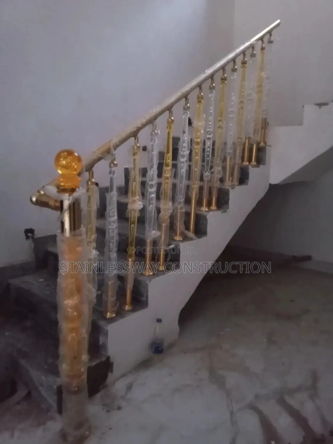 Aluminium Crystal Staircase Handrail