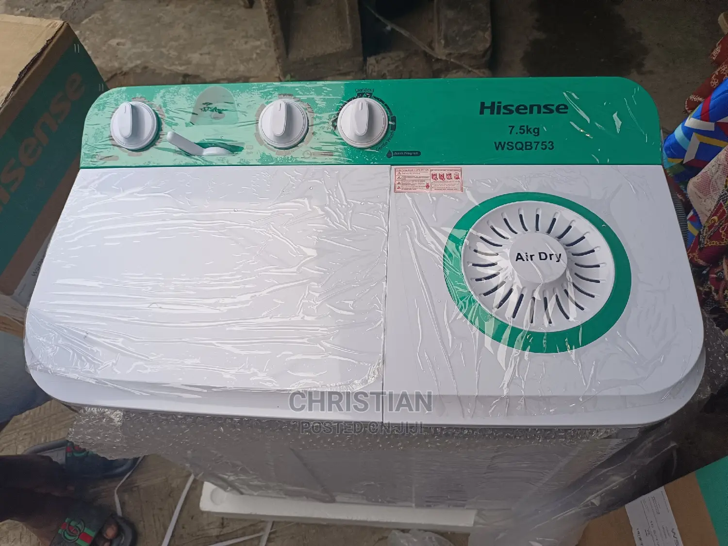 Hisense 7.5kg Washing Machine Standard With Air Dry