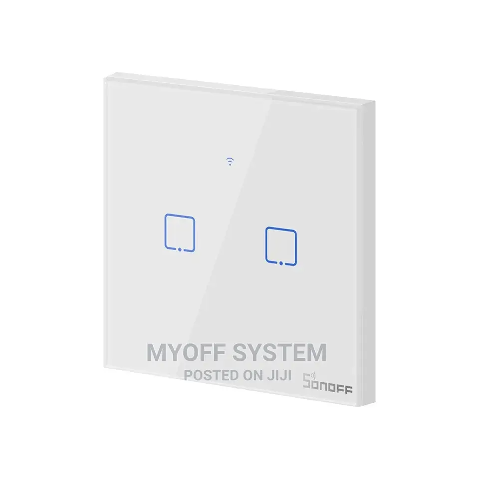 SONOFF T0EU 2gang Wifi Smart Wall Touch Light Switch