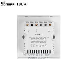 SONOFF T0UK 1gang Wifi Smart Wall Touch Light Switch