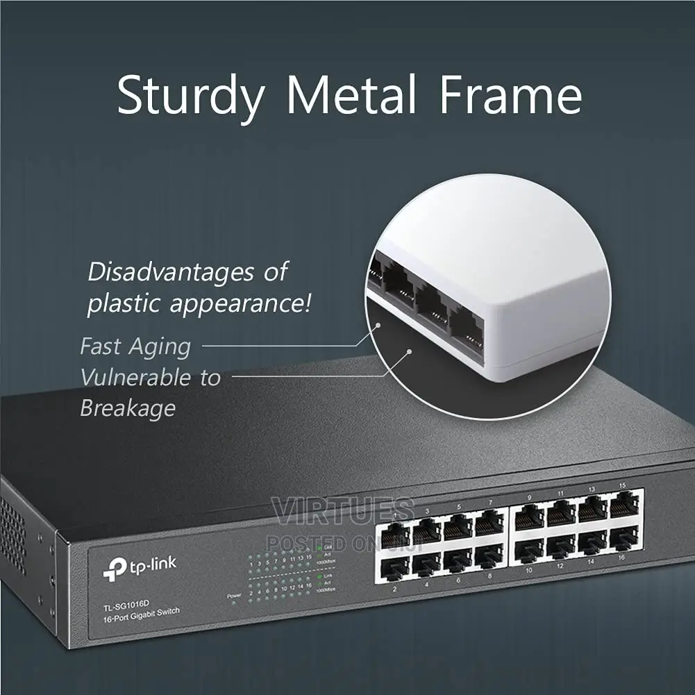 Tp-link 16-port 10 / 100mbps Desktop Switch - TL-SF1016D