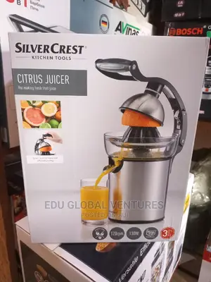Silvercrest Citrus Juicer 120rpm, 130watts.