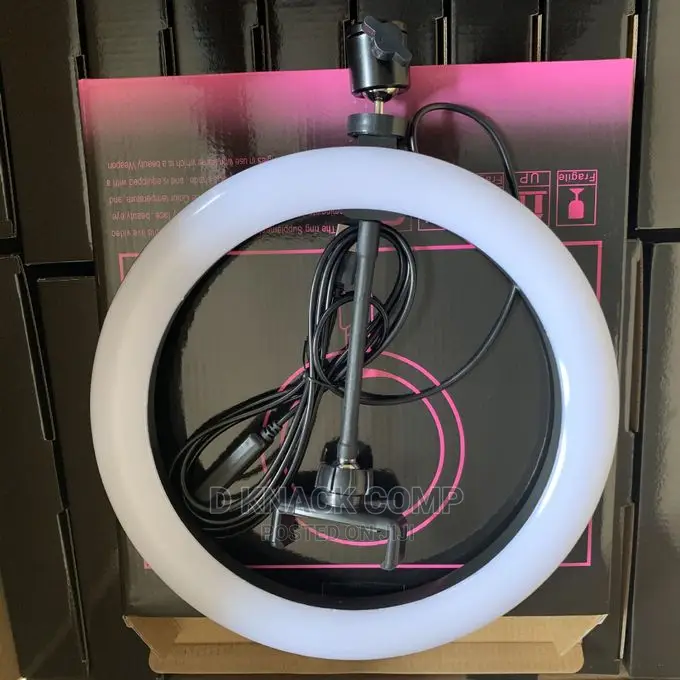 10 Inchs Desktop Ring Light 3 LED Lights Mode.
