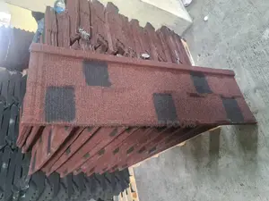 Wine Dot Black Shingle Roofing Sheet