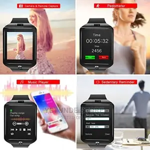 Dz09 Bluetooth Smart Watch With Camera + Sim Card Support