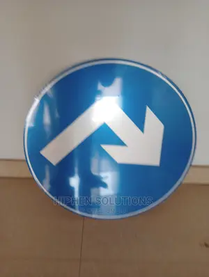 Portable Traffic Sign Turn Right