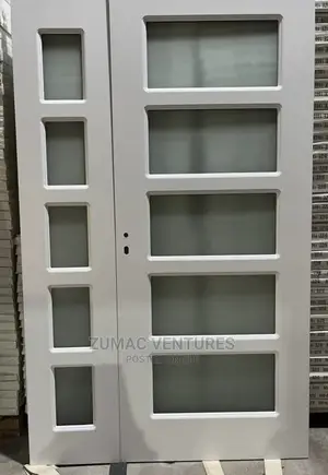 Full Glass Wooden Glass Door