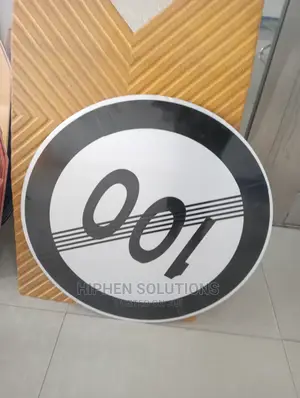 Speed Limit 100 Kmh Traffic Sign