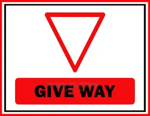High Quality Give Way And Stop Signs