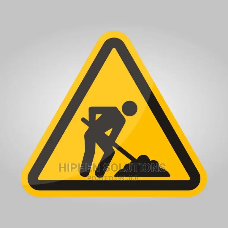 Road Work Sign Warning