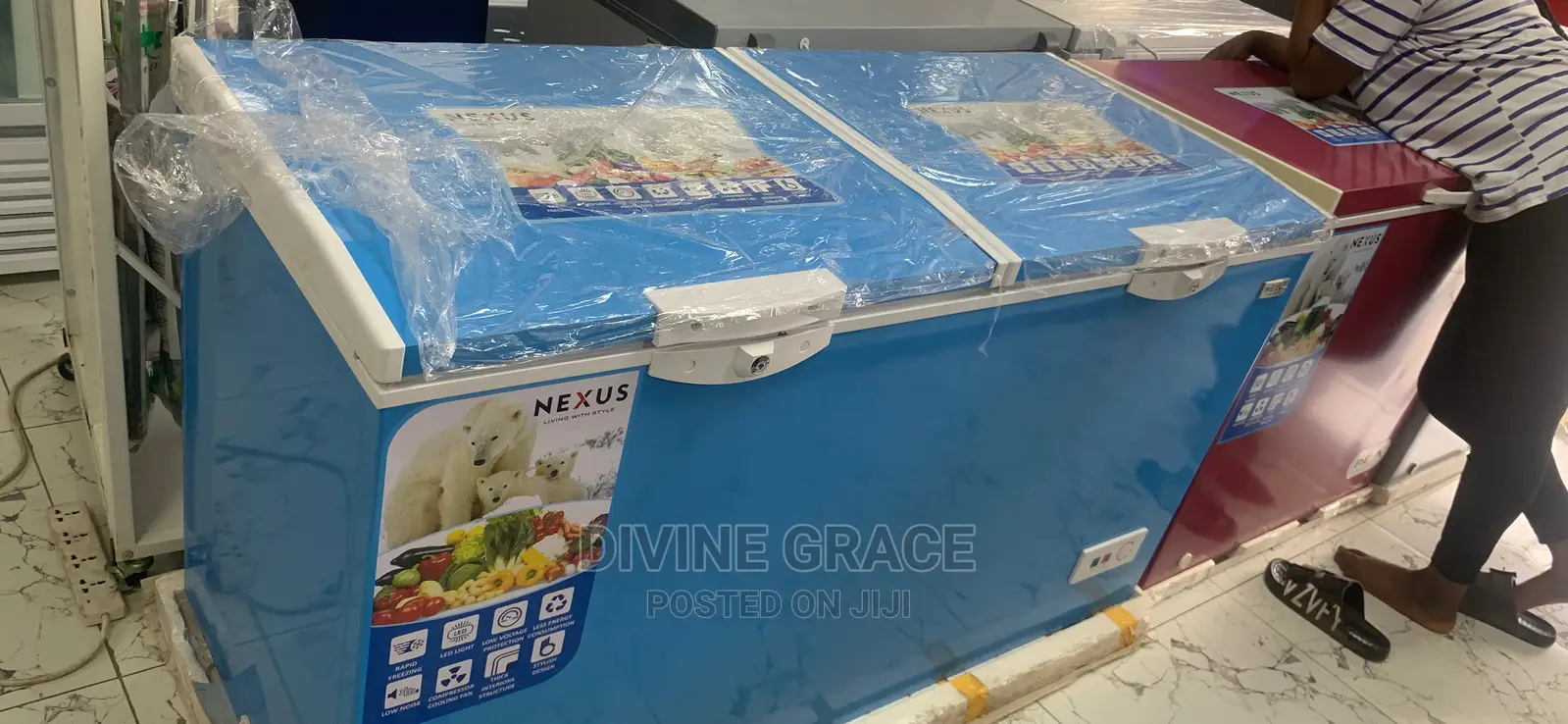 Nexus Double Dirt Chest Freezer