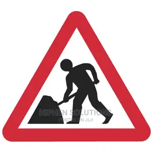 Portable Ahead, Construction, Road Work