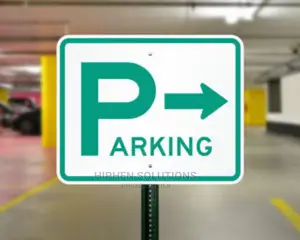 Parking Lot Crossing Signs