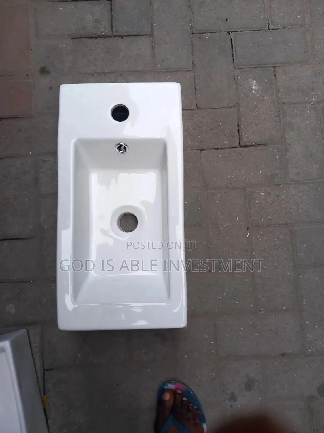 White Countertop Basin