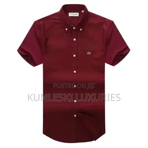 Original Lacoste Short Sleeve Shirt For Men