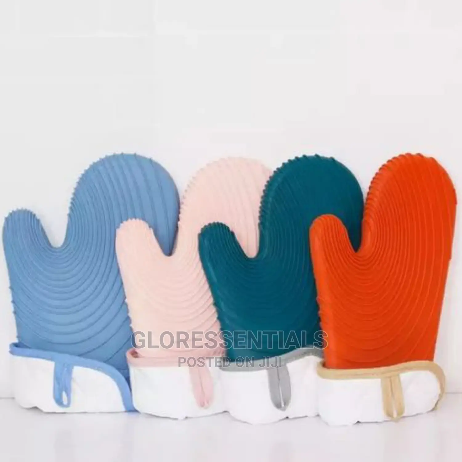 2pc Waterproof Non-Slip Silicone Microwave Oven Thick Glove