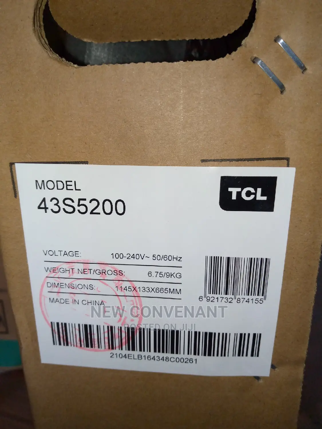 Original 43inches TCL Android Smart TV