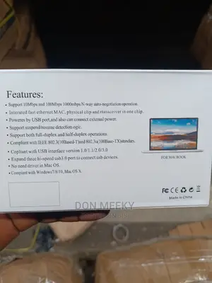 3port Hub High Speed Ethernet Adapter