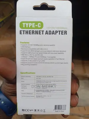 Type C To Lan Ethernet Adapter Macbook
