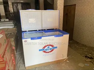High Quality AE MEM Solar Double Door Deep Freezer