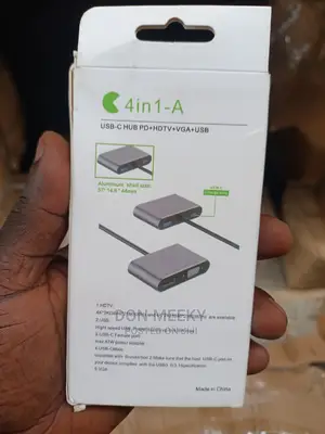 Photo - Usb-C to Hub Pd HDTV to Vga Adapter 4in1