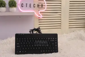 PERIBOARD-409 H - Wired USB Mini Keyboard Extra USB Ports