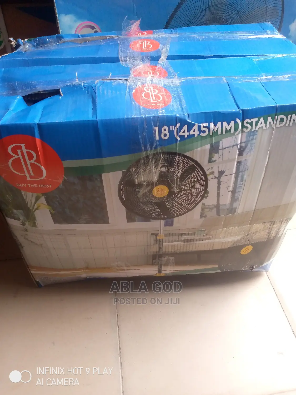 18 Inches B/B Fan,