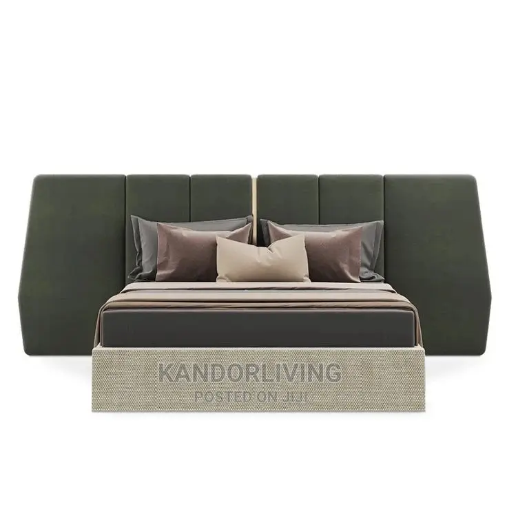 Modern 4.5 by 6 Padded Bedframe